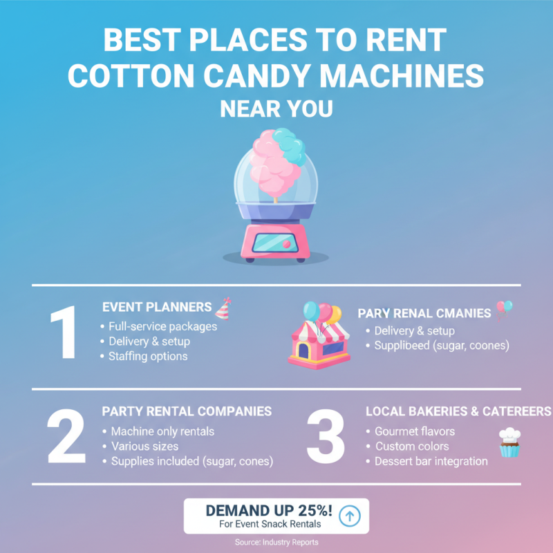 Where to Find Cotton Candy Machine Nearby for Your Events?