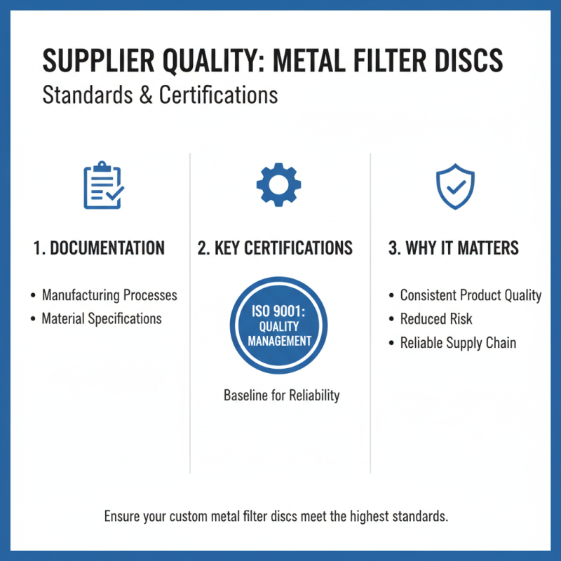 Top 5 Tips for Choosing a High Quality Custom Metal Filter Disc Supplier?