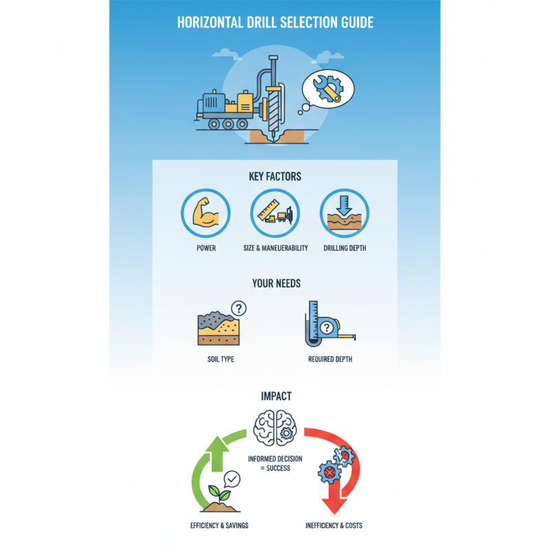 How to Choose the Best Horizontal Drill for Your Needs?
