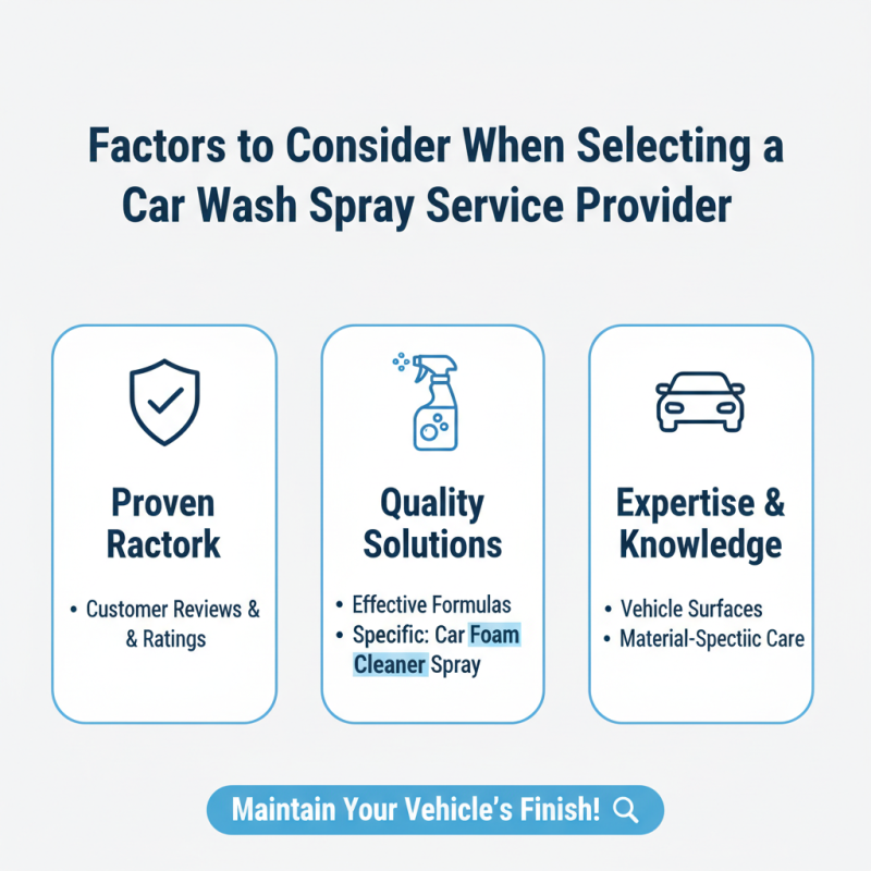 Best OEM ODM Car Wash Spray Service Solutions for Your Business Needs