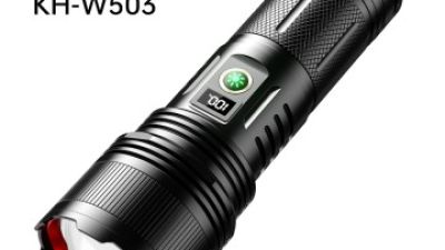 Laser Flashlight 2000LM Rechargeable 6000mAh Zoomable Torch Waterproof 7000K Cool White Light (2).jpg