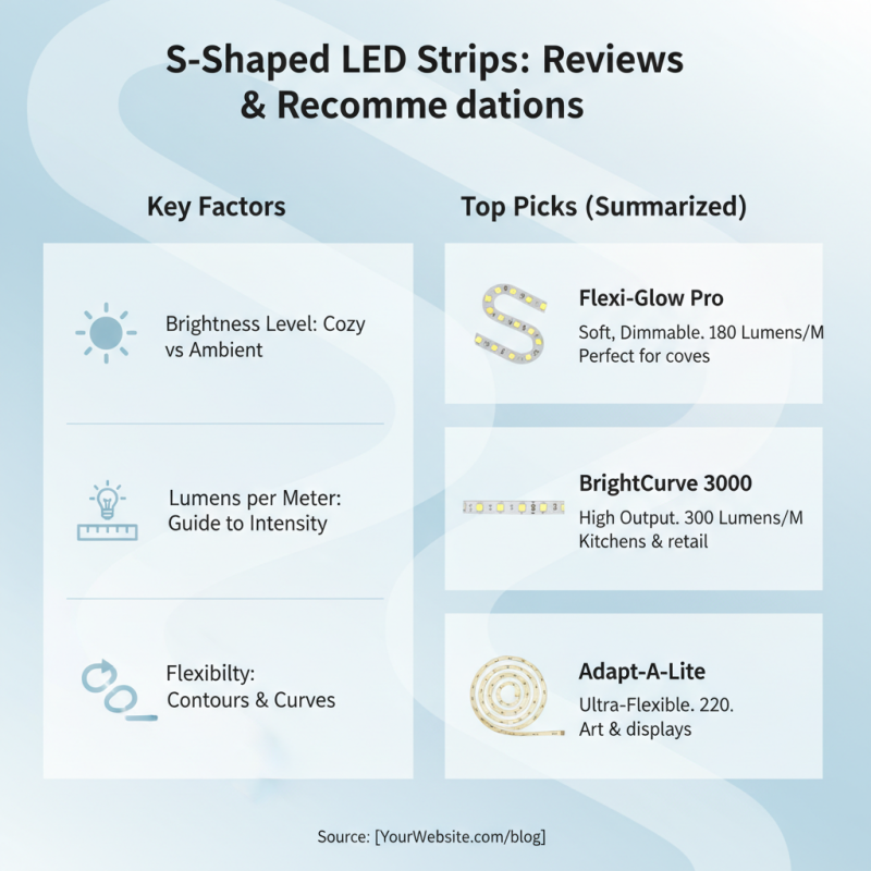 How to Choose the Best S Shaped Led Strip for Your Needs?