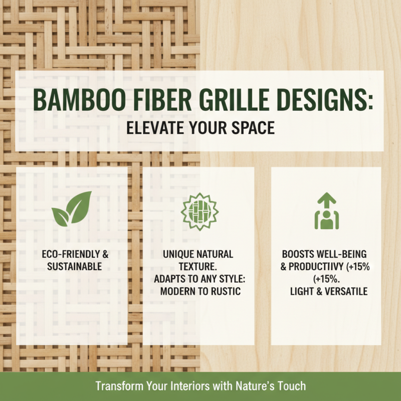 Top 10 Bamboo Fiber Grille Benefits for Eco Friendly Buyers?