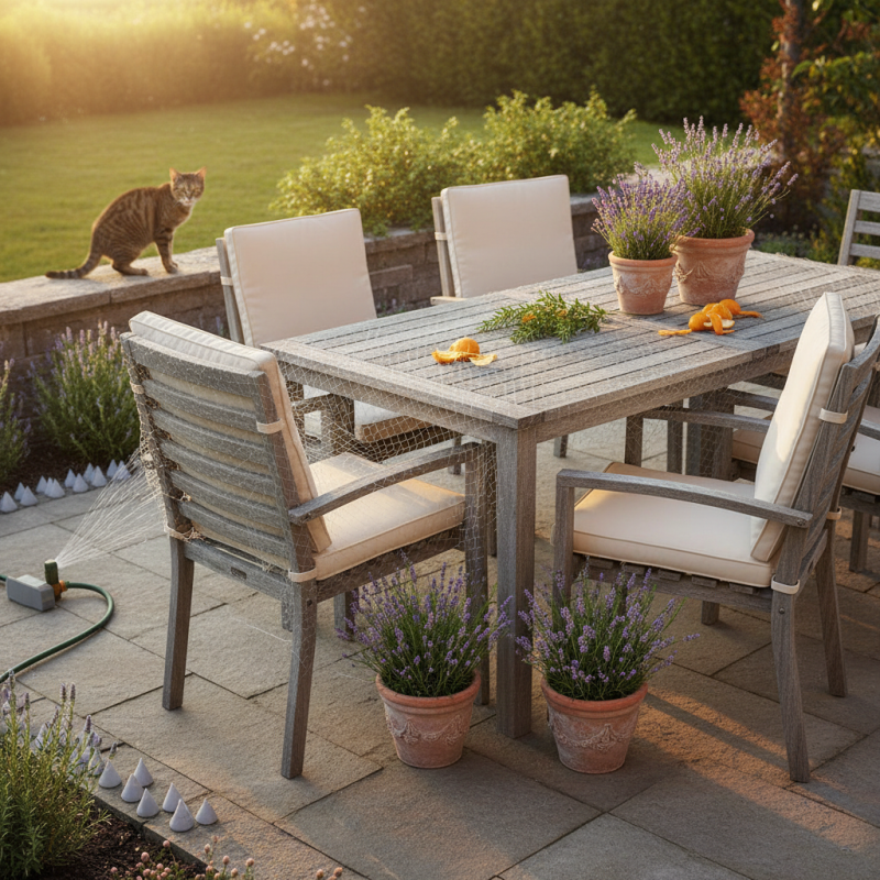 How to Keep Cats Off Your Outdoor Furniture Easily?