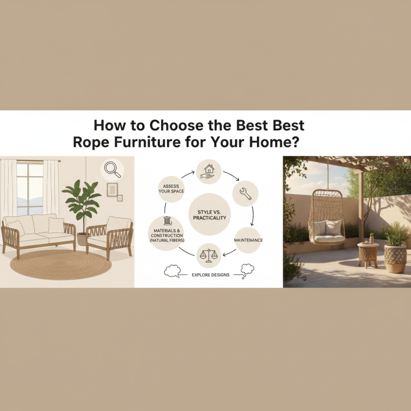 How to Choose the Best Rope Furniture for Your Home?