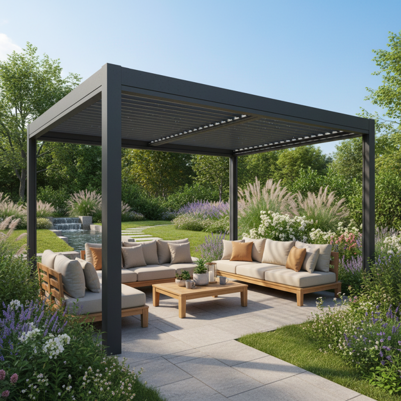 Top 10 Benefits of Aluminum Pergola With Roof for Your Garden?