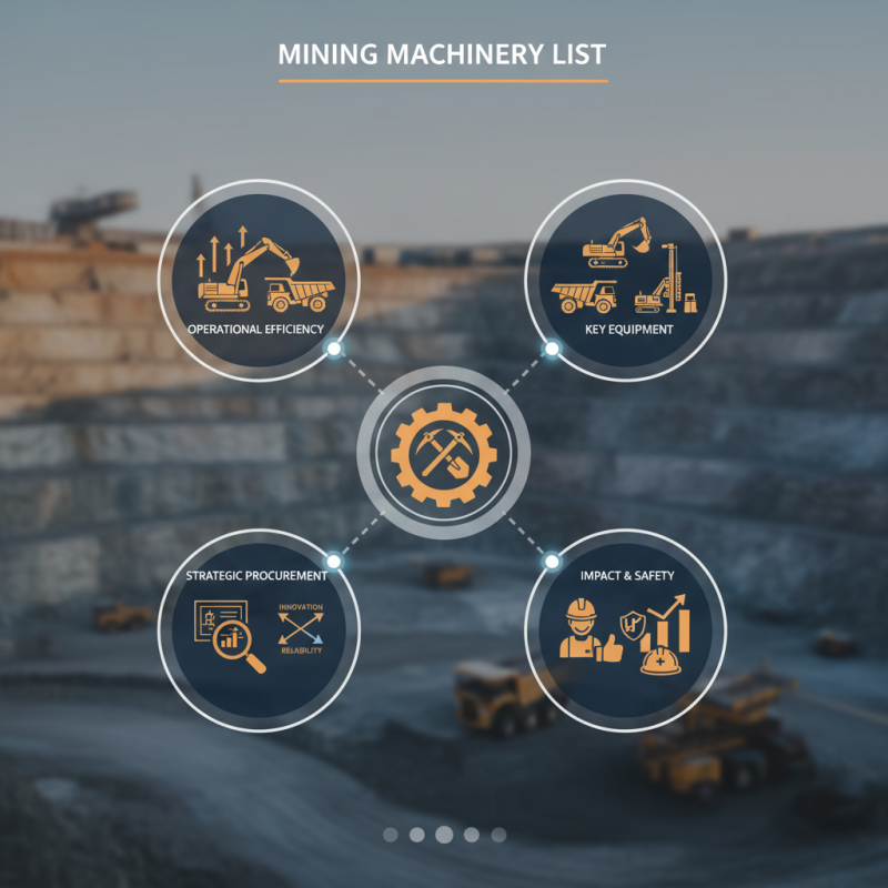 Top Mining Machinery List for Your Procurement Needs?