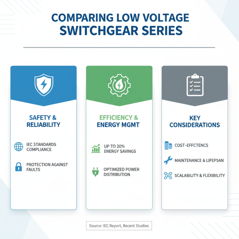 How to Choose the Best Low Voltage Switchgear Series for Your Needs?