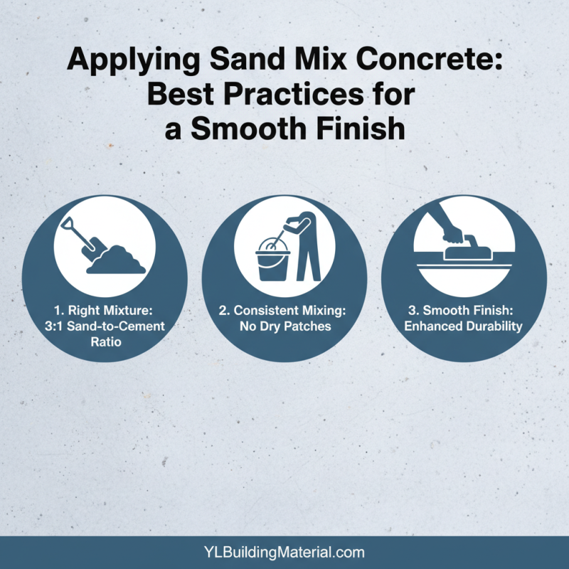 Top Tips for Using Sand Mix Concrete Effectively?