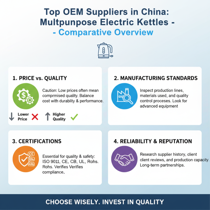 2026 Best OEM China Multipurpose Electric Kettle Supplier Options?