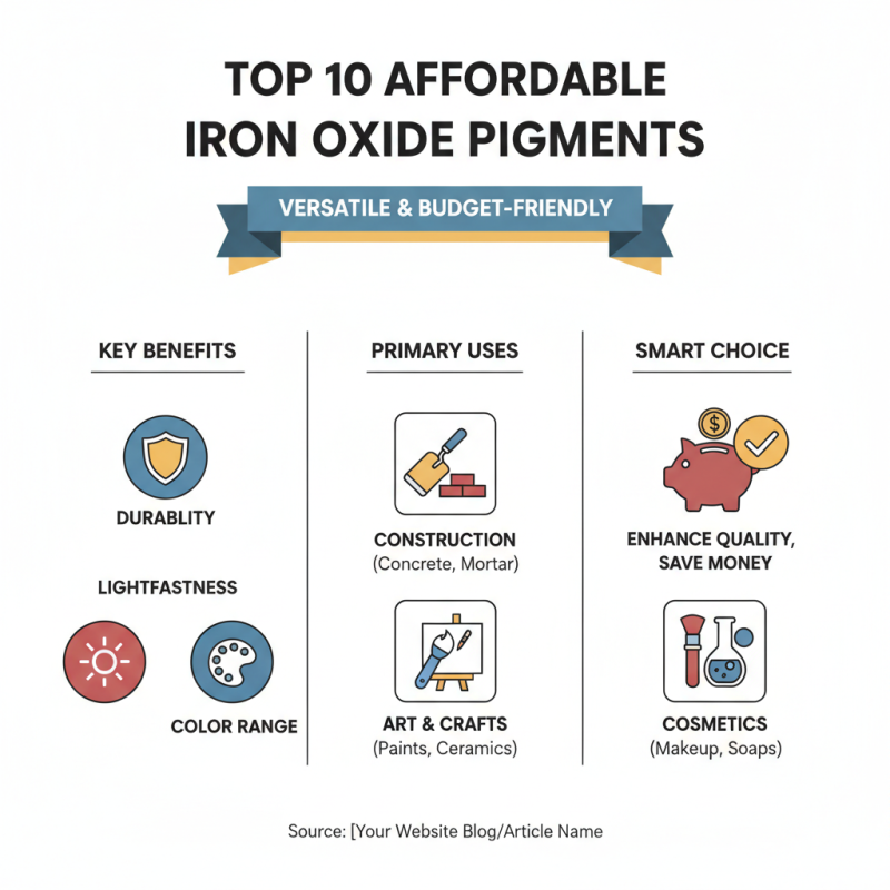Top 10 High Quality Cheap Iron Oxide Pigments for Your Projects?