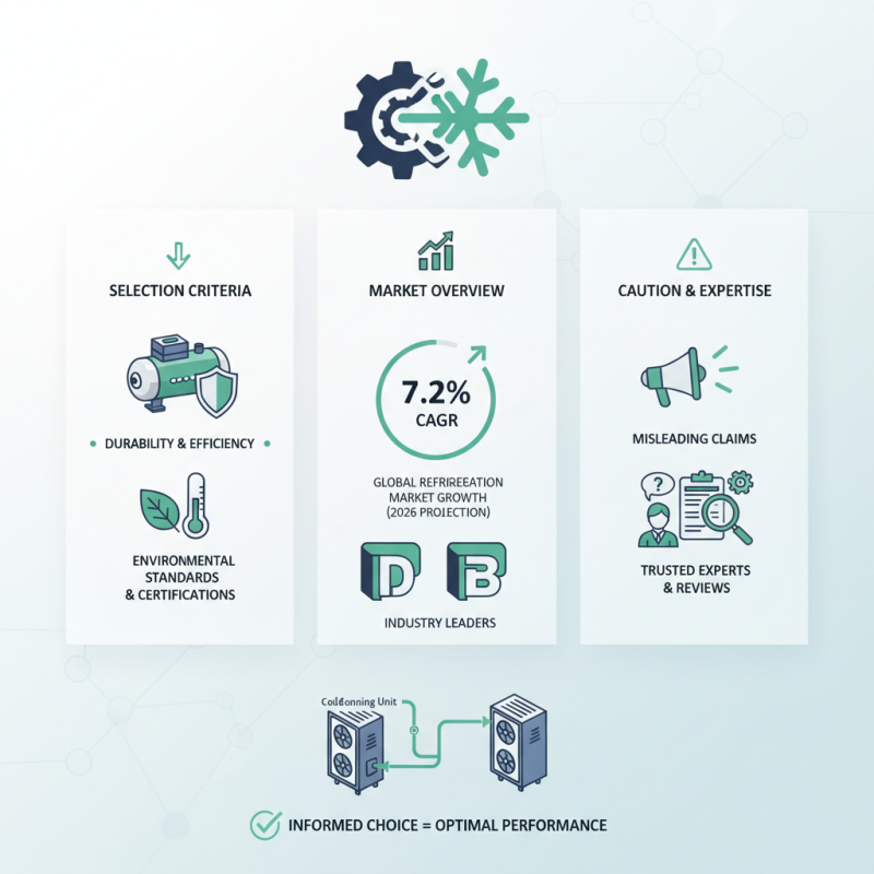 How to Choose the Best China High Quality Refrigeration Condensing Unit Manufacturer?