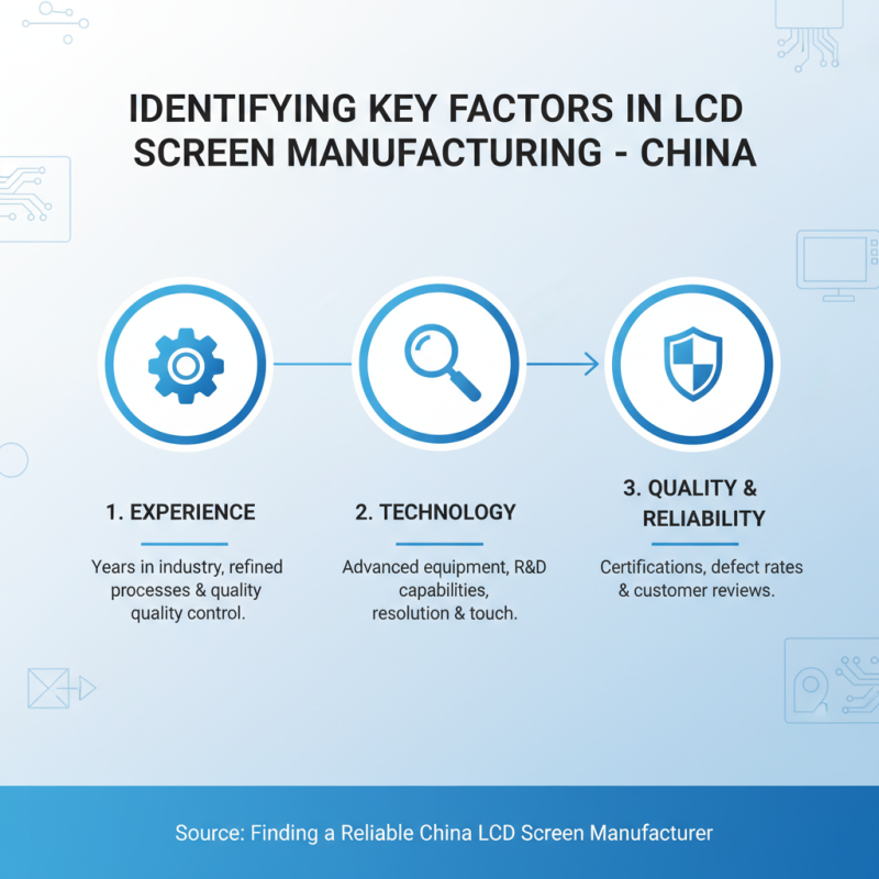 How to Find Reliable LCD Screen Manufacturer in China?