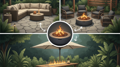 Ideias incríveis de mobiliário de jardim com lareira para o seu espaço exterior?