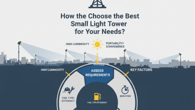 ¿Cómo elegir la mejor torre de iluminación pequeña para sus necesidades?
