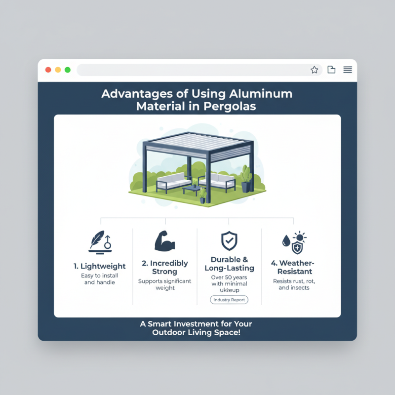 What is a Black Aluminum Pergola and its Benefits?