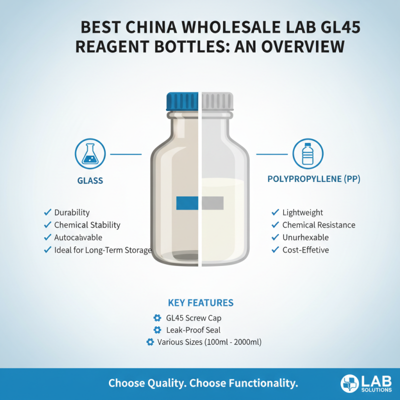 Best China Wholesale Lab GL45 Reagent Bottle Options for Your Laboratory Needs?