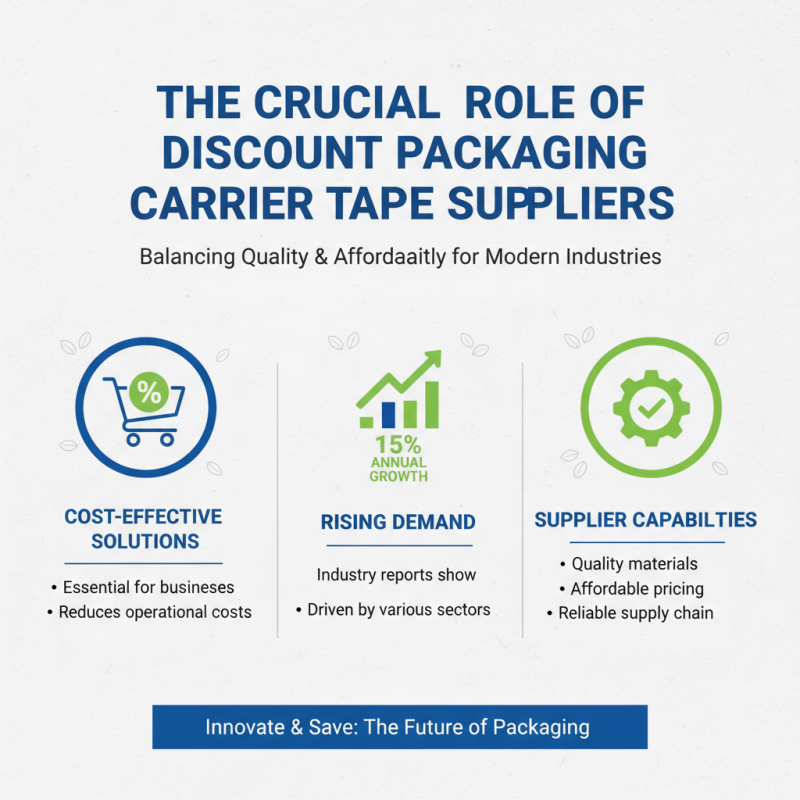 Top 10 Best Discount Design Packaging Carrier Tape Suppliers for Your Needs?