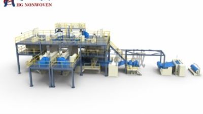 non woven fabric manufacturing machine price
