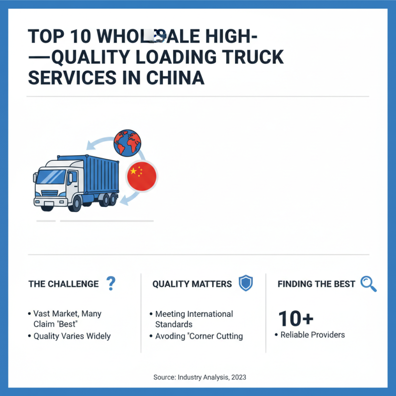 Top 10 Wholesale High-Quality Loading Trucks Services in China?