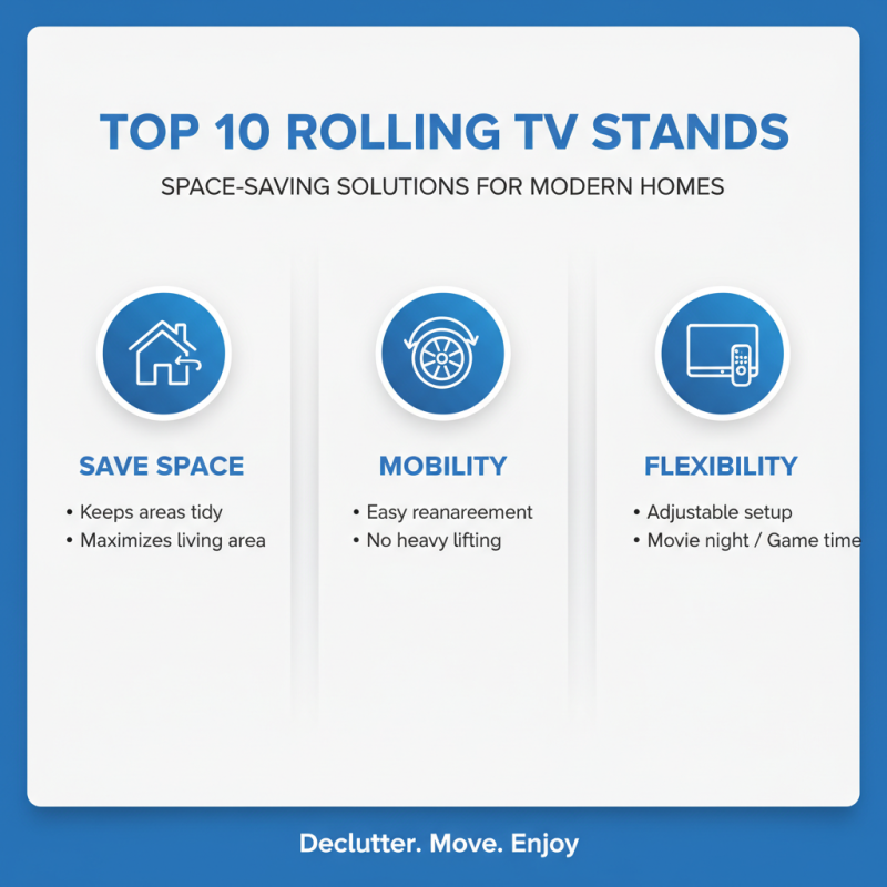 Top 10 Rolling TV Stands for Your Home Setup What to Choose?