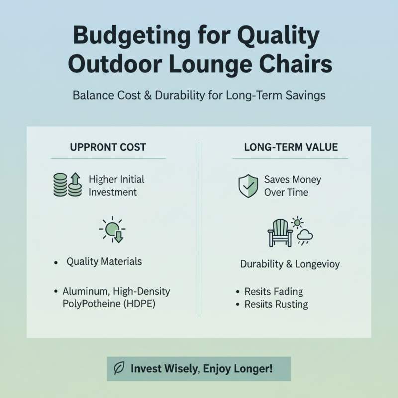 How to Choose the Best Outdoor Lounge Chairs for Relaxation?