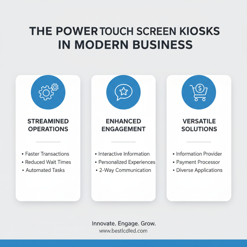 How to Choose the Best Touch Screen Kiosk for Your Business?