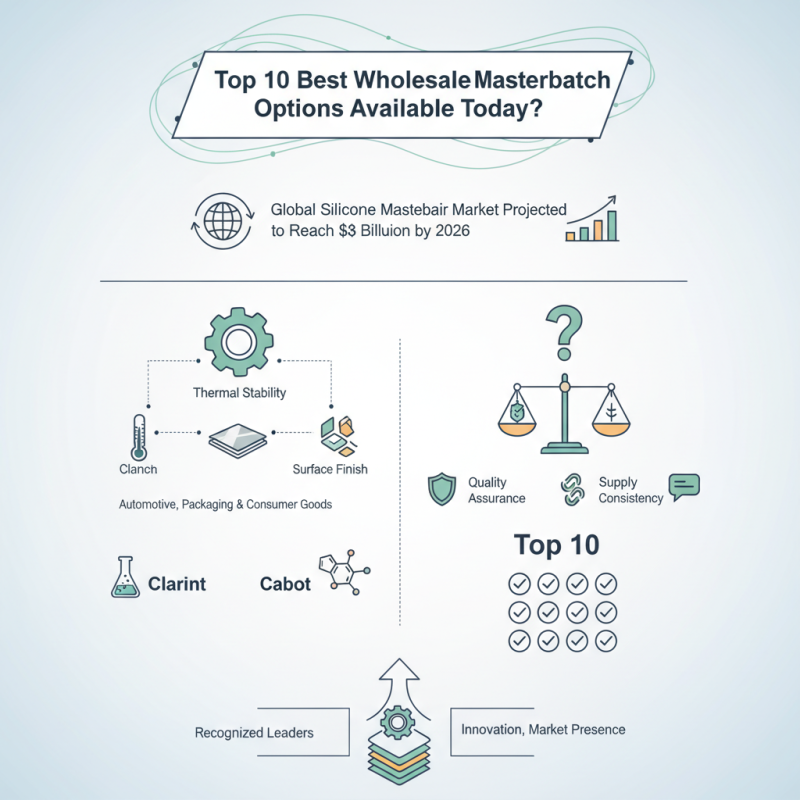 Top 10 Best Wholesale Silicone Masterbatch Options Available Today?