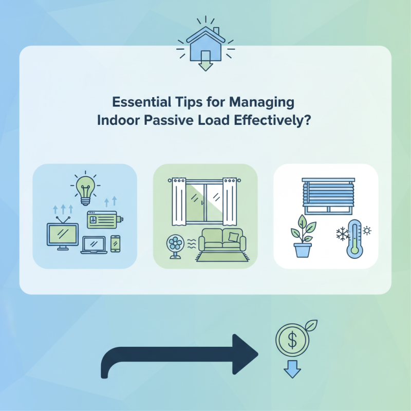 Essential Tips for Managing Indoor Passive Load Effectively?
