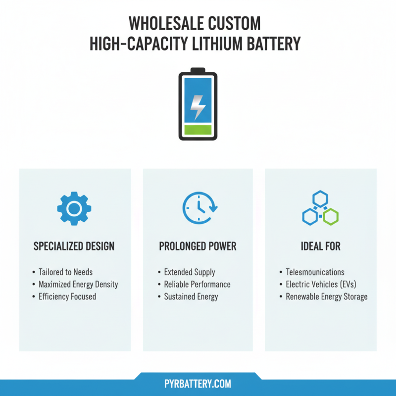 What is Wholesale Custom High Capacity Lithium Battery and Its Benefits?