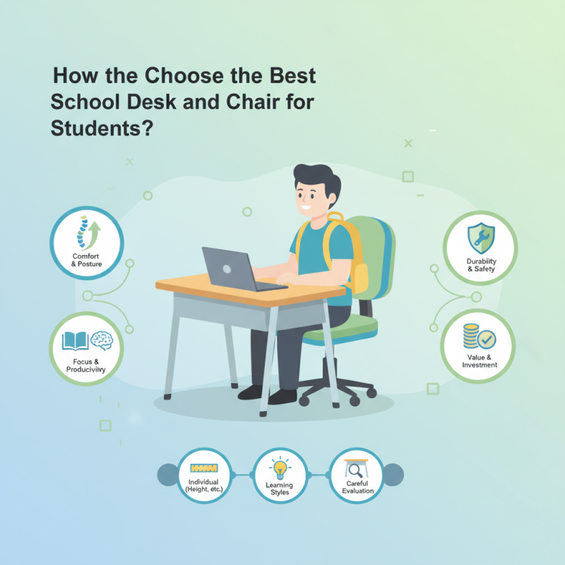 How to Choose the Best School Desk and Chair for Students?