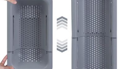 Extendable Sink colander strainer basket