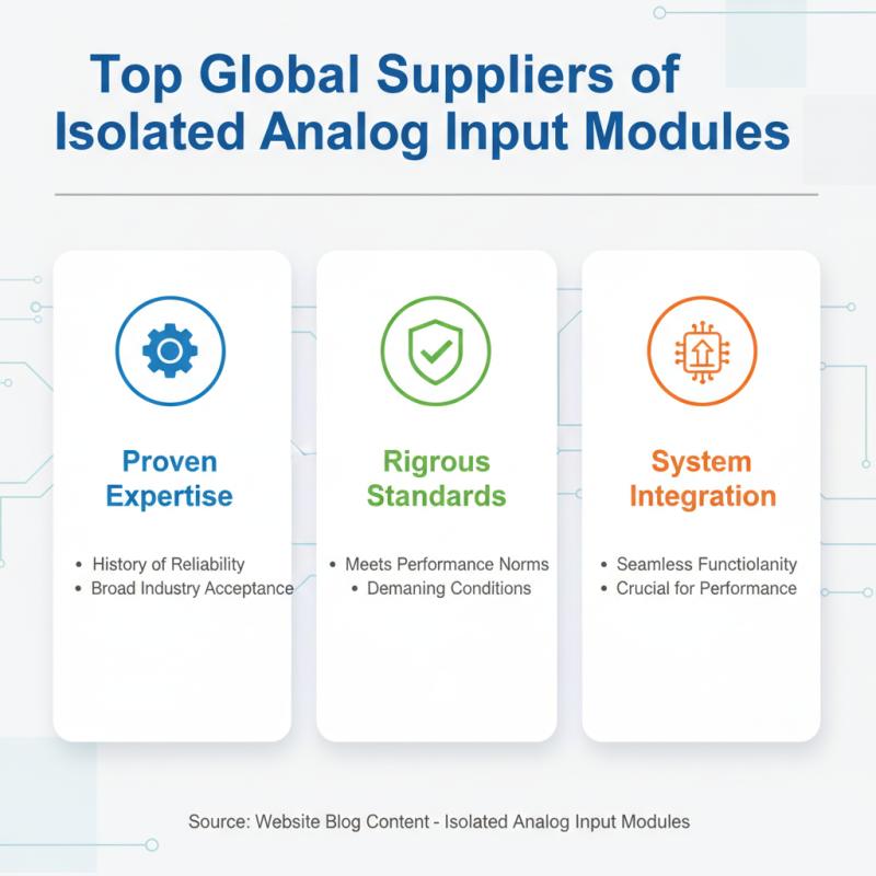Isolated Analog Input Module Buying Guide for Global Suppliers?