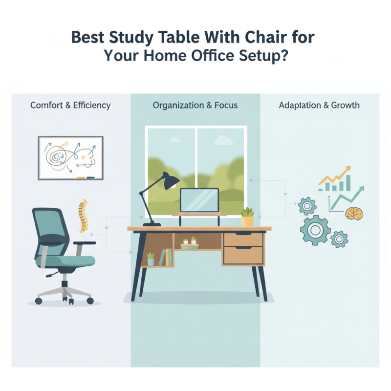 Best Study Table With Chair for Your Home Office Setup?