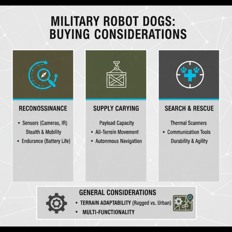 Top Military Robot Dog Features and Buying Tips for Buyers?