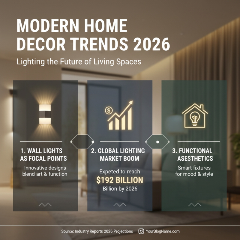 2026 Best Wall Lights for Modern Home Decor Trends?