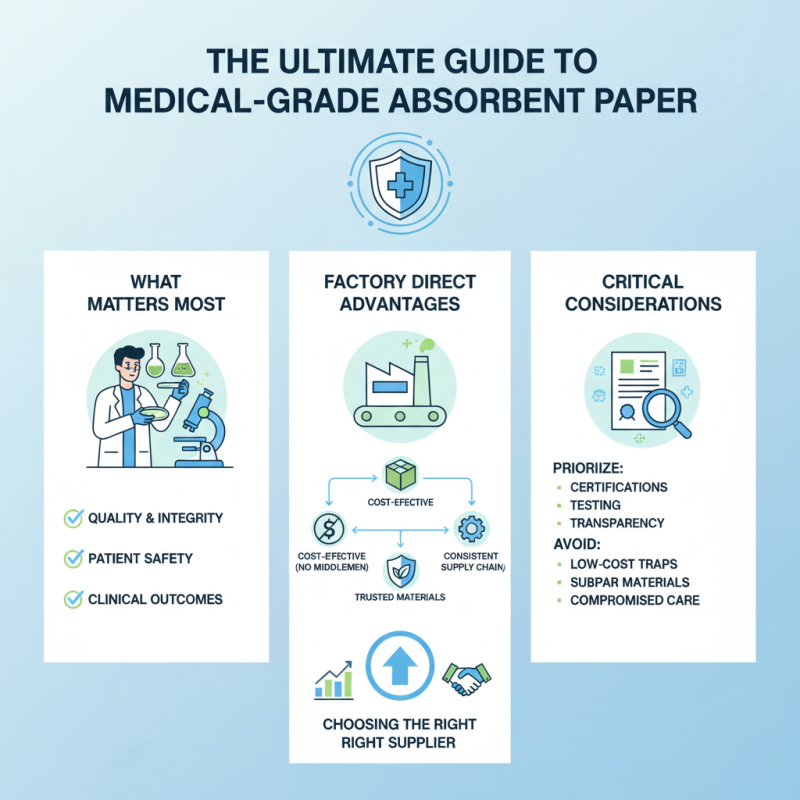 What is the Best Factory Direct Supplier of High Quality Medical Grade Absorbent Paper?