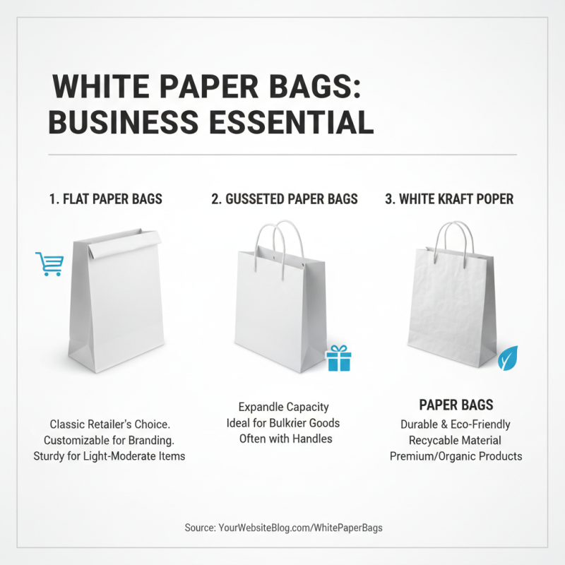 What to Know About White Paper Bags for Your Business Needs?