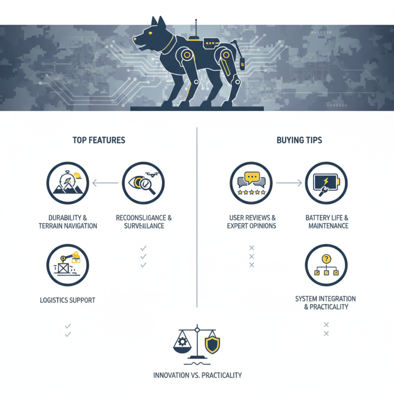 Top Military Robot Dog Features and Buying Tips for Buyers?