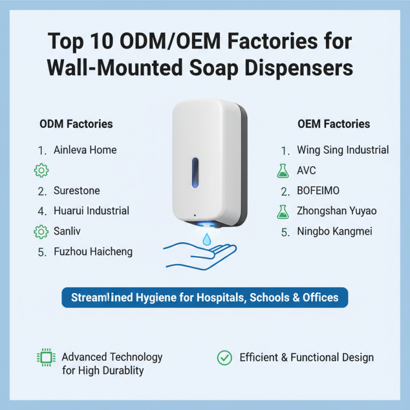 Best 10 ODM OEM Soap Dispenser Wall Mounted Automatic Factories?