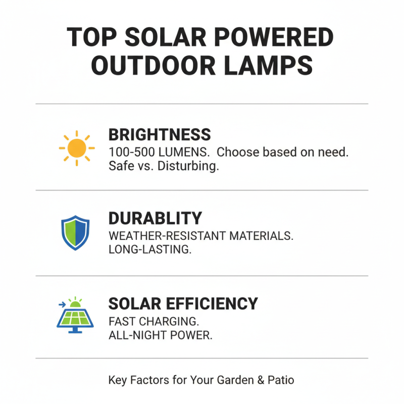 Best Solar Powered Solar Lamp for All Your Outdoor Needs?