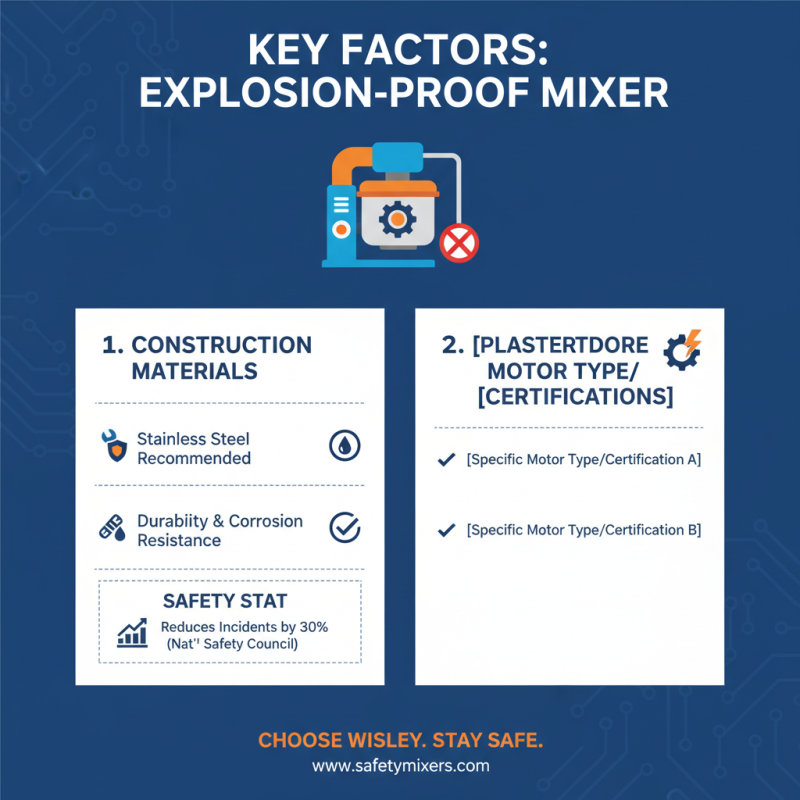 How to Choose the Best Explosion-Proof Mixer for Your Needs?