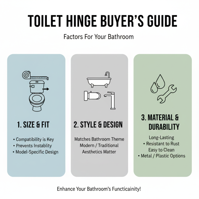 How to Choose the Right Toilet Hinge for Your Bathroom?