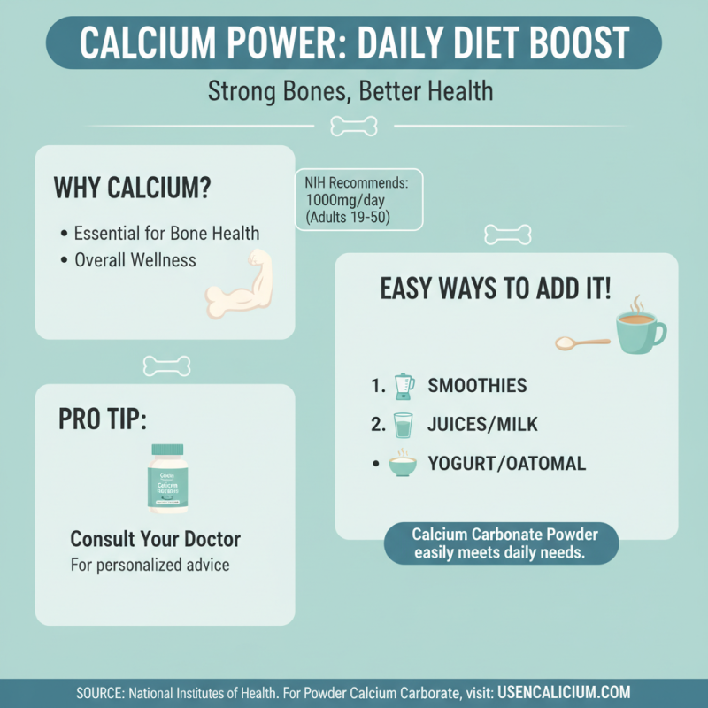 2026 Best Calcium Powder for Global Buyers to Consider