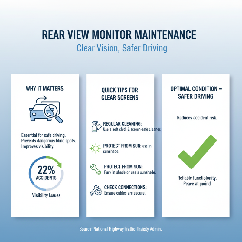 Top 10 Rear View Monitor Options for Safe Driving?