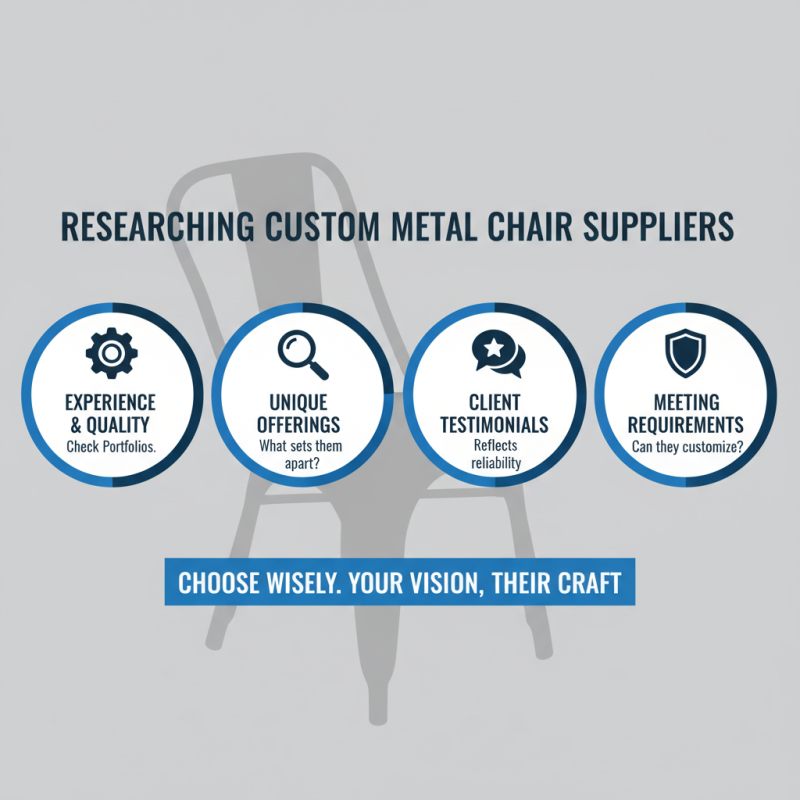 How to Choose the Best Custom High-Quality Metal Chairs Supplier?