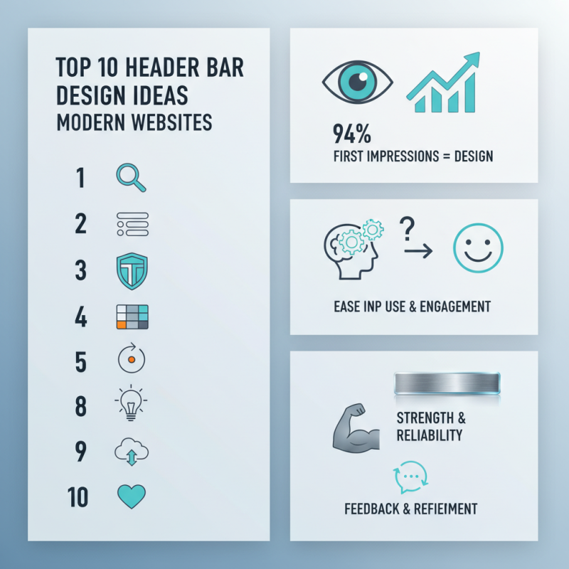 Top 10 Header Bar Design Ideas for Modern Websites?