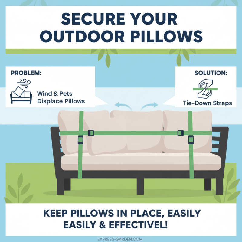 How to Keep Pillows on Outdoor Furniture Securely?