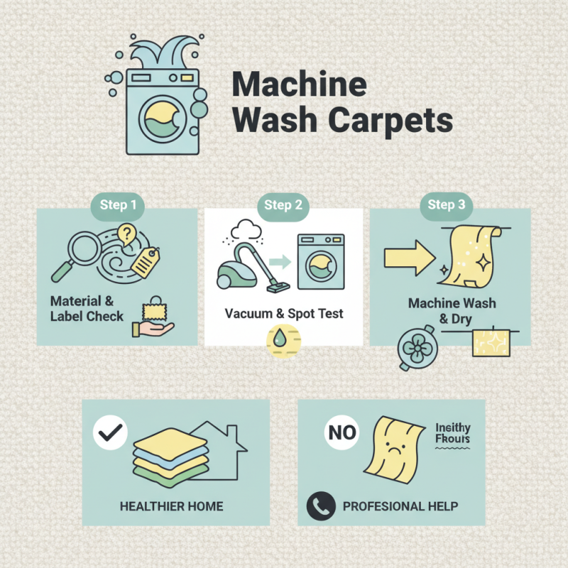 How to Machine Wash Carpets Effectively at Home?