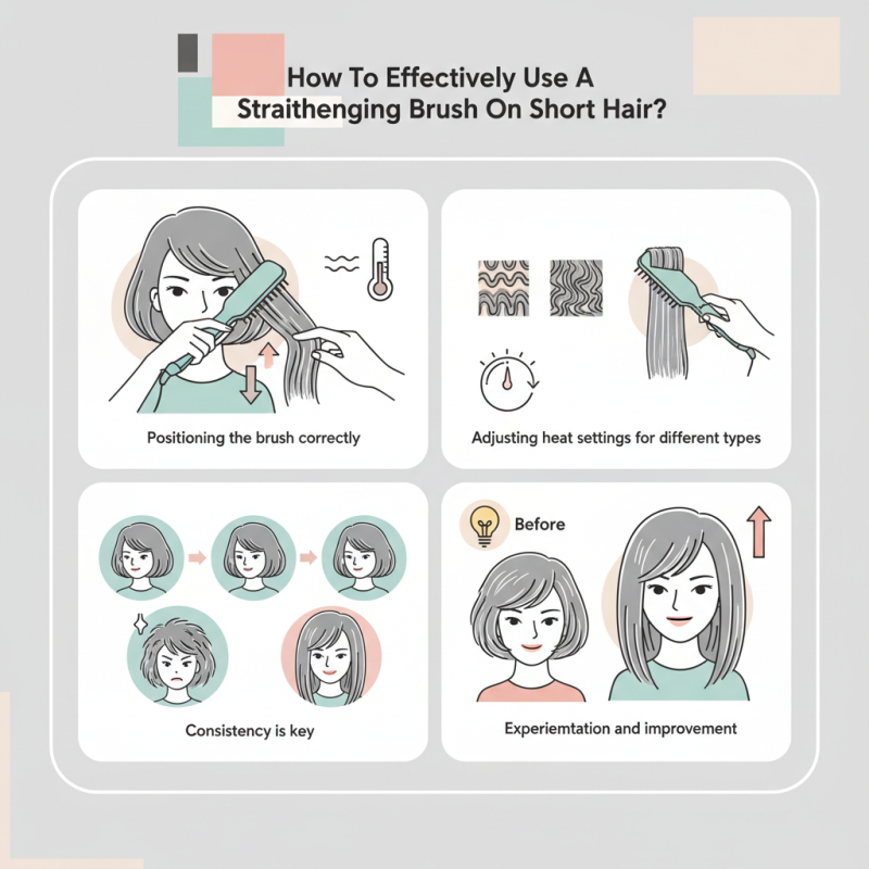 How To Effectively Use A Straightening Brush On Short Hair?